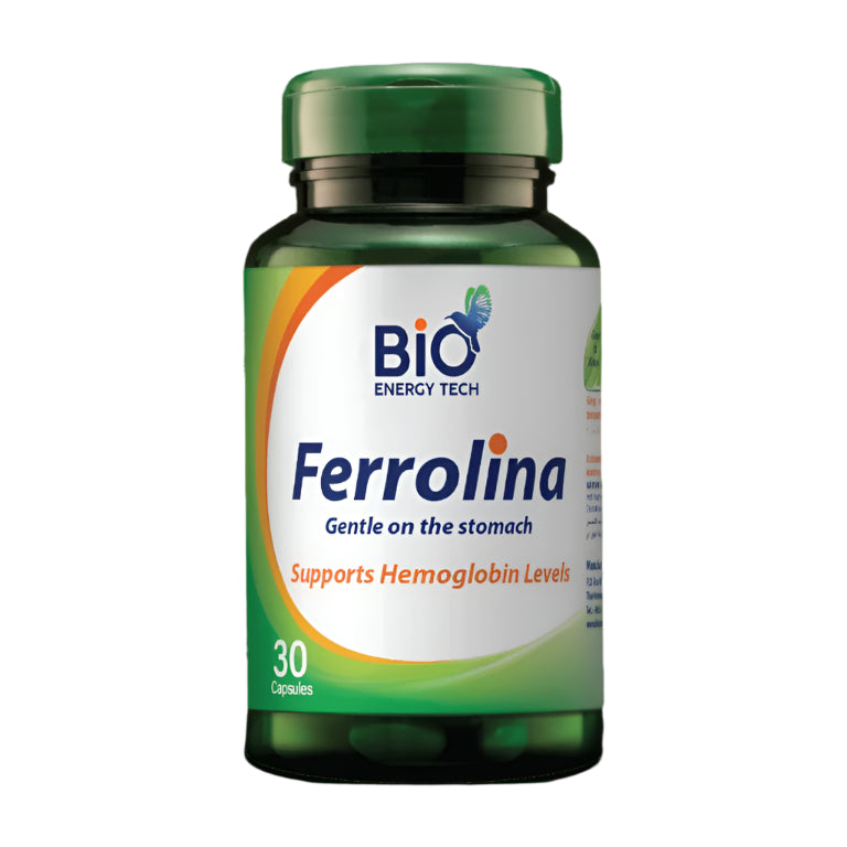 BIO ENERGY TECH Ferrolina - 30 Capsules