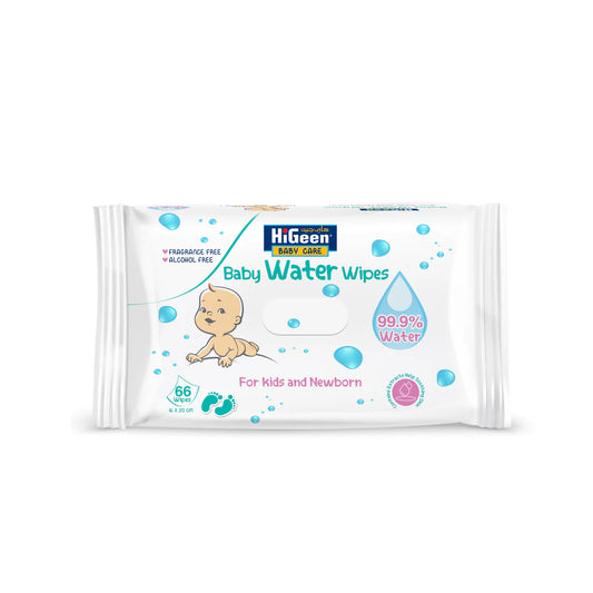 HiGeen Baby Water Wipes - 66 Wipes