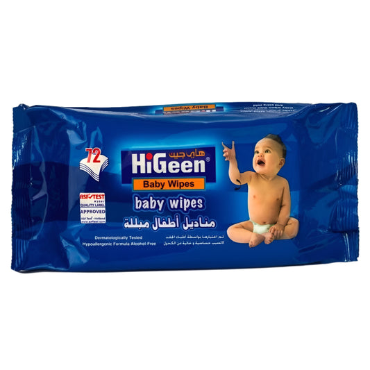 HiGeen Baby Wipes - 72 Wipes