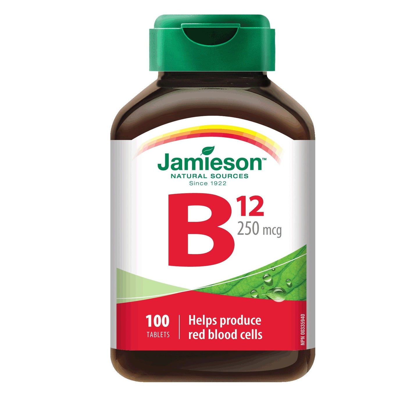 JAMIESON B12 250 mcg 100 Tablets