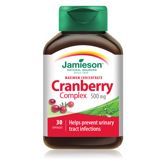 JAMIESON Cranberry Complex 500 mg 30 كبسولة