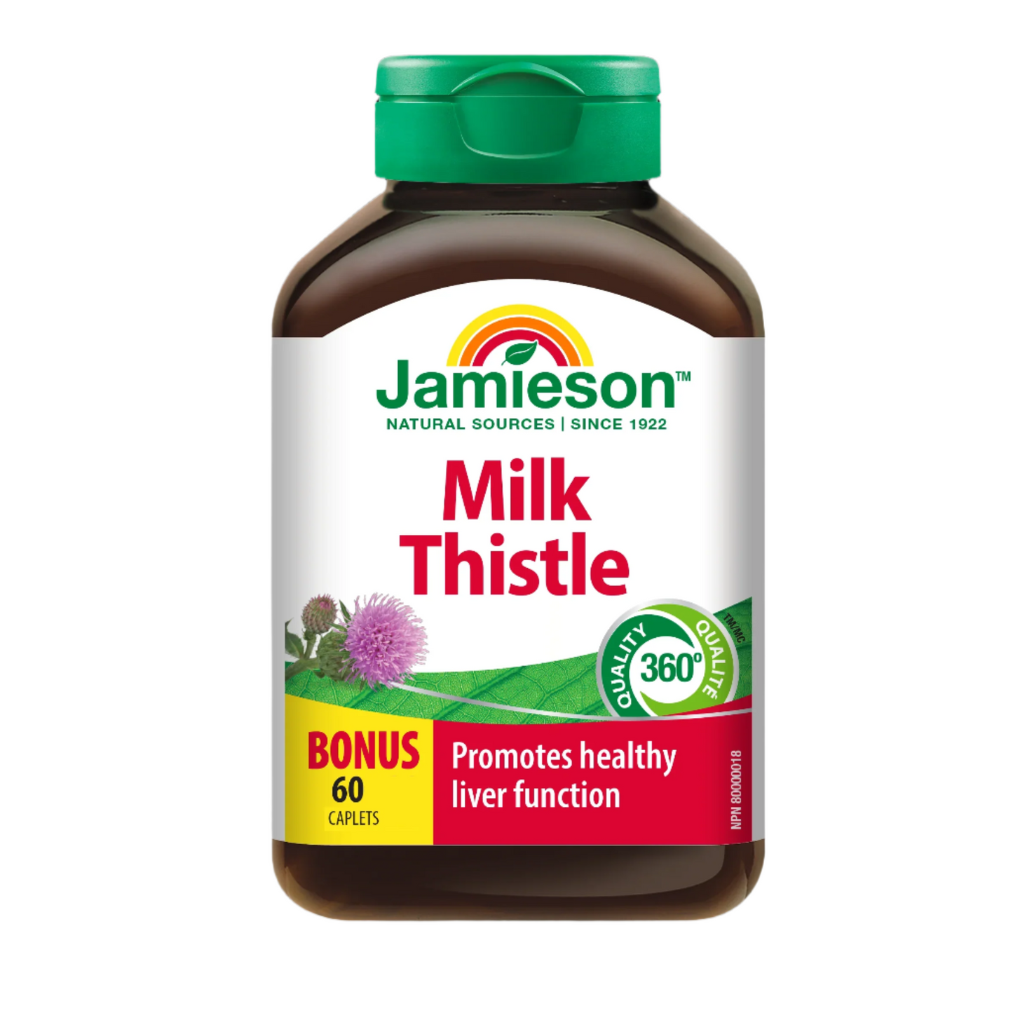 JAMIESON Milk Thistle 60 كبسولة