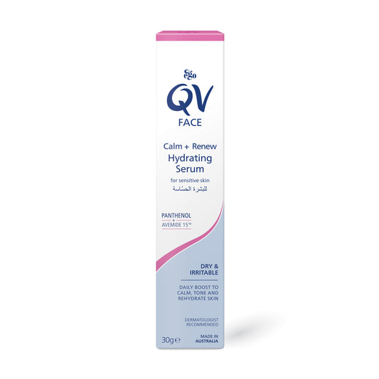 مصل ترطيب الوجه QV Face Hydrate + Renew 30 جرام