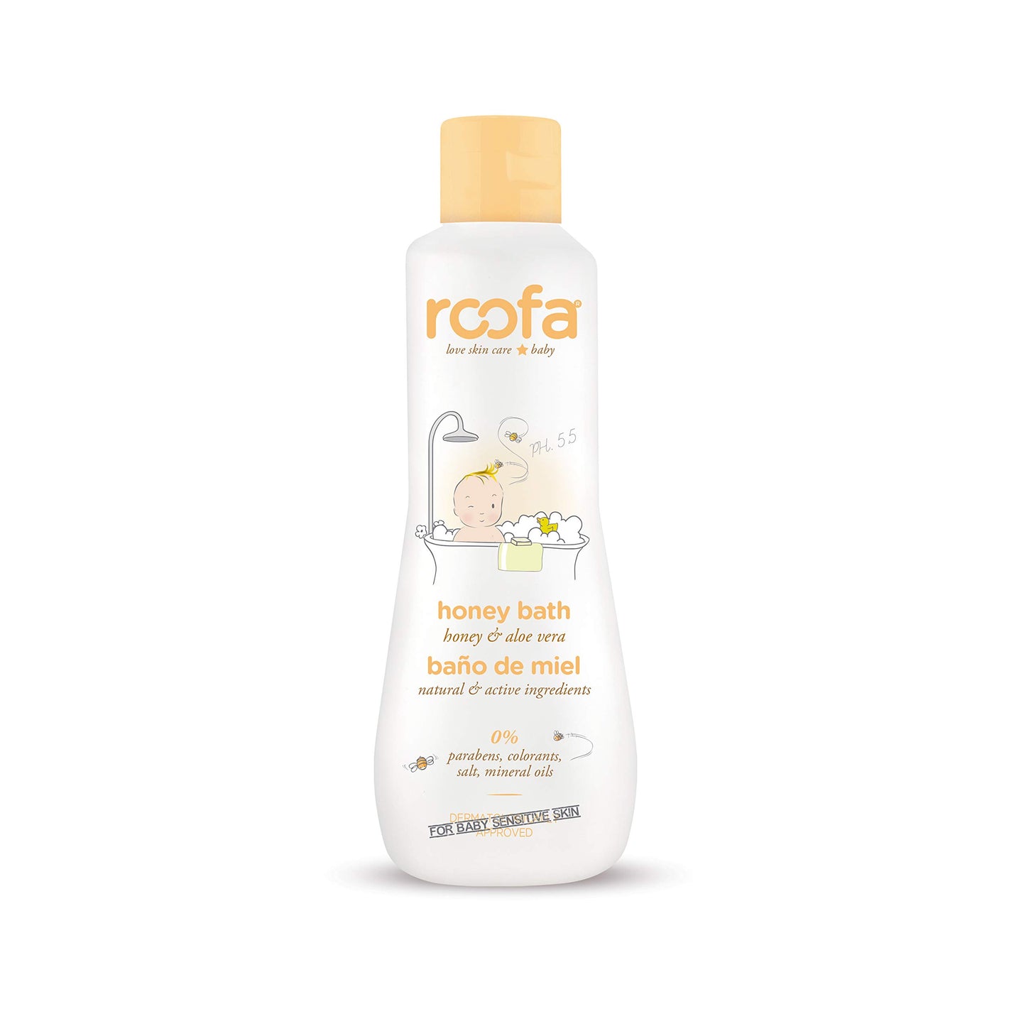 ROOFA Honey Bath – Honey & Aloe Vera 200ML