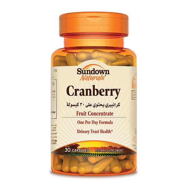 SUNDOWN Cranberry Fruit Concentrate 30 Capsules